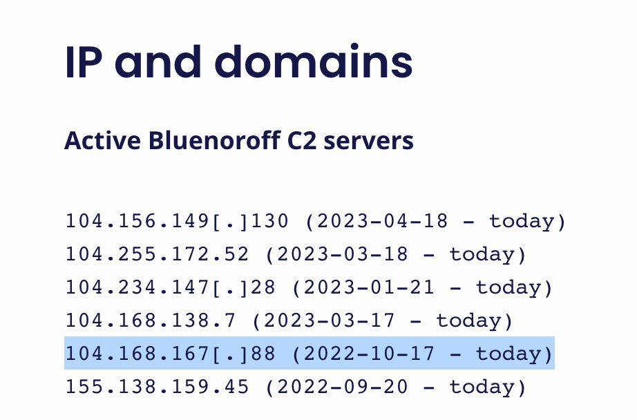 Updated RUSTBUCKET IP (104.168.167[.]88) previously identified by Sekoia.io