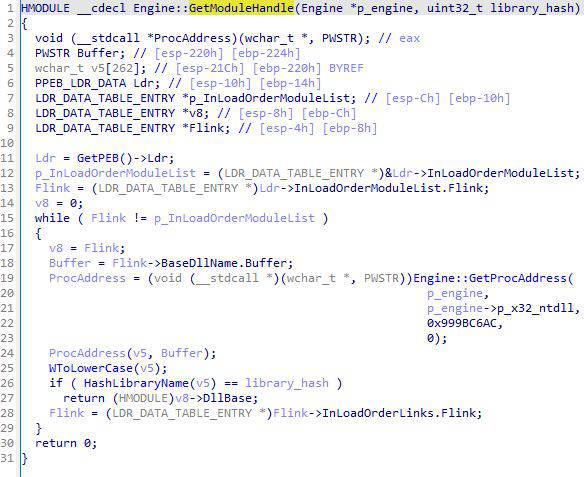 Function used to verify module names