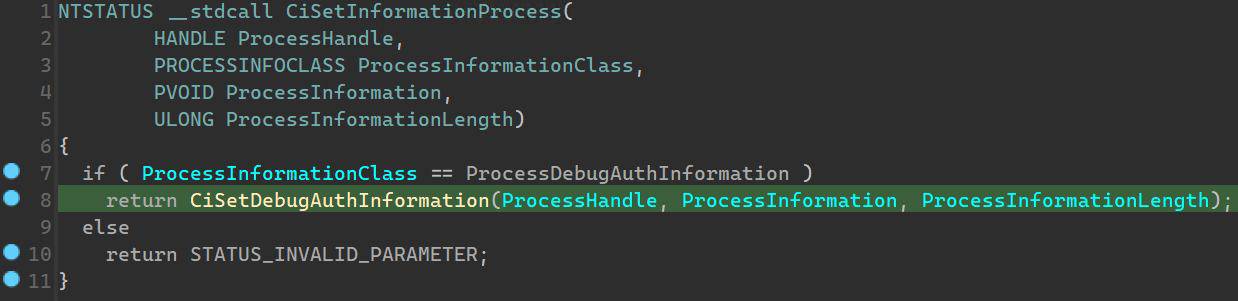 ProcessDebugAuthInformation class