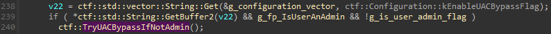 0x40EC4C Calling the UAC Bypass feature when enabled in the configuration