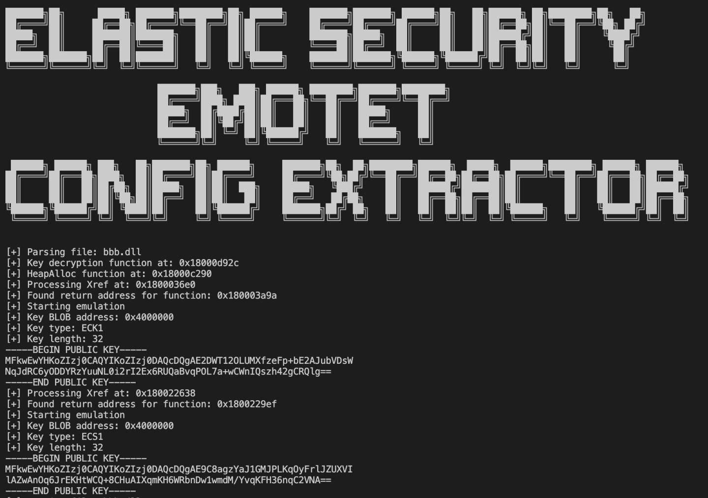 EMOTET configuration extractor