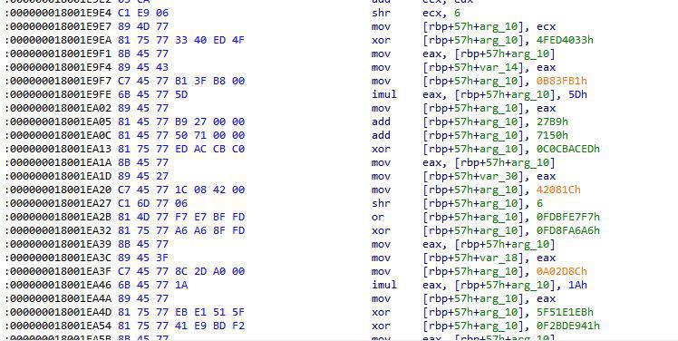 Example of Mixed Boolean-Arithmetic