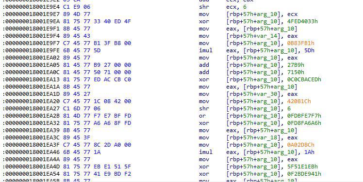 Example of Mixed Boolean-Arithmetic