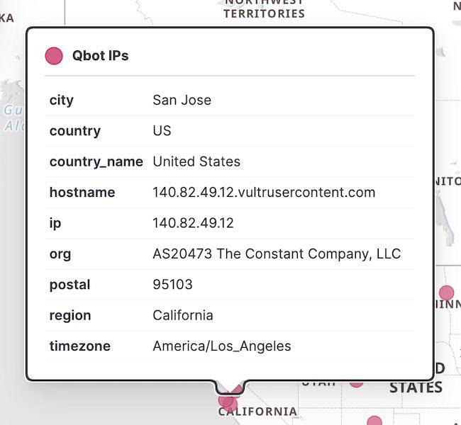 Network infrastructure node information