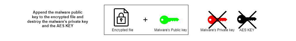 LUNA public key appended to the encrypted file