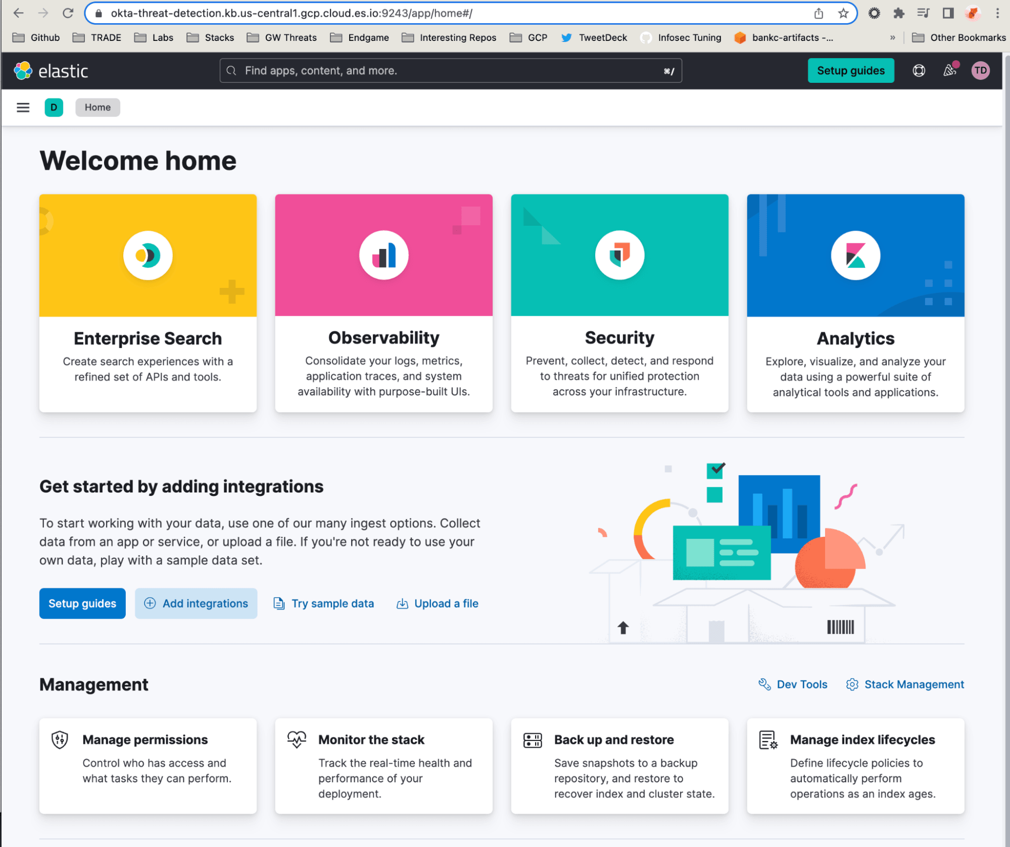 Your newly deployed Elastic stack