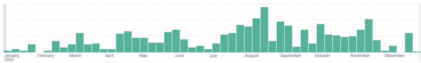 NETWIRE observations over the past 12-months