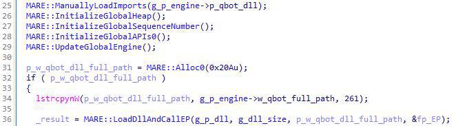 QBOT Dll loader entrypoint