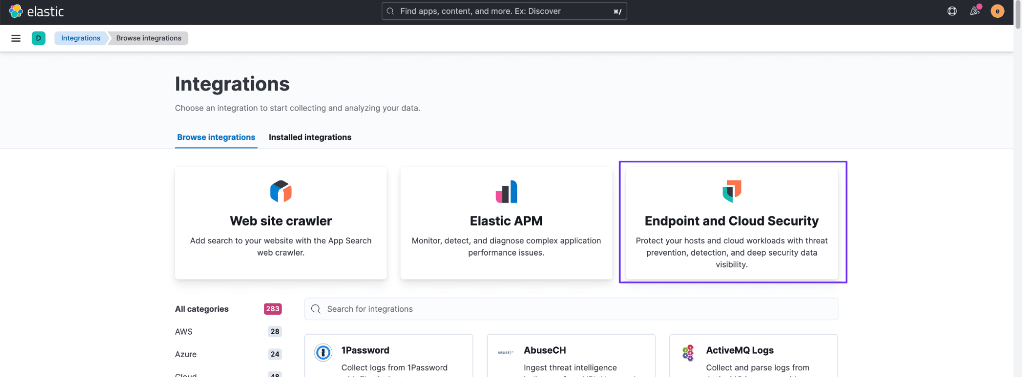 Endpoint and Cloud Security integration