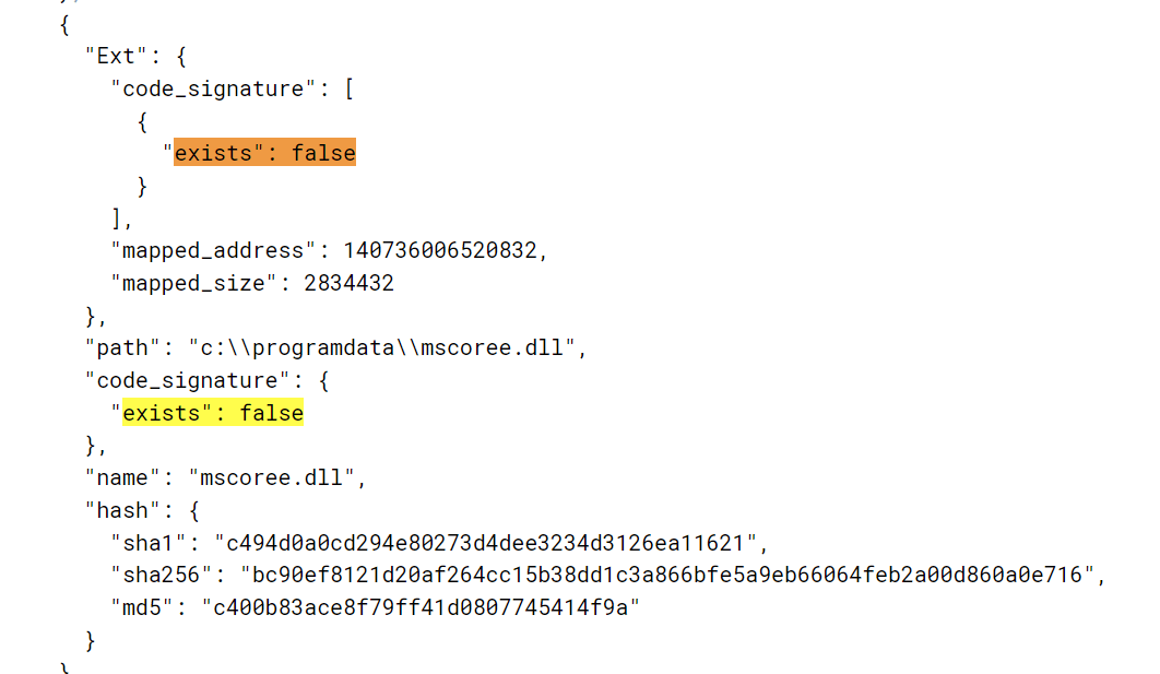 Malicious DLL side-loading of mscoree.dll